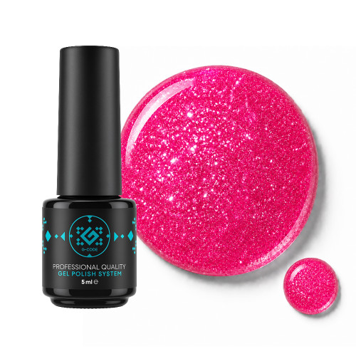 Reflective Summer Gel Polish G-Code — світловідбиваючий гель-лак з мерехтливим ефектом #3